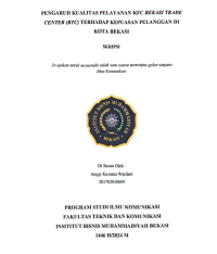 Image of PENGARUH     KUALITAS    PELAYANAN KFC BEKASI  TRADE CENTER (BTC) TERHADAP  KEPUASAN   PELANGGAN    DI KOTA BEKASI